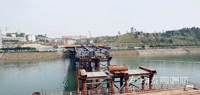 重磅！内江又一座跨江大桥预计5月中旬合龙