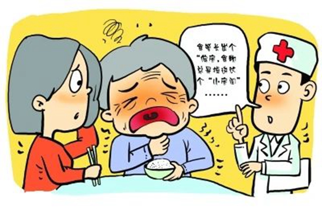 吞咽困难、进食总有异物感，原来聂阿姨食管入口处长了个“大口袋”！