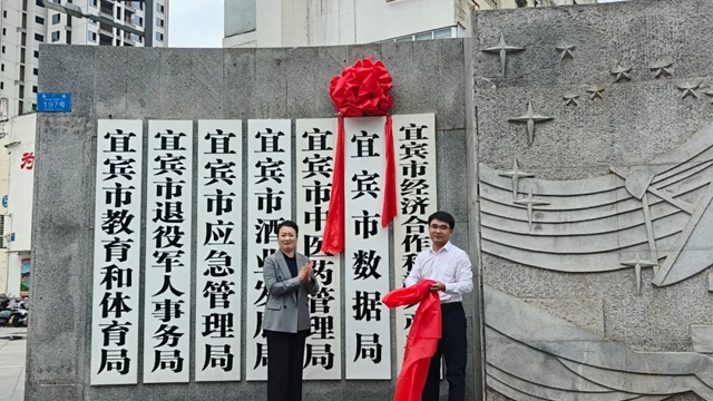 宜宾市数据局揭牌