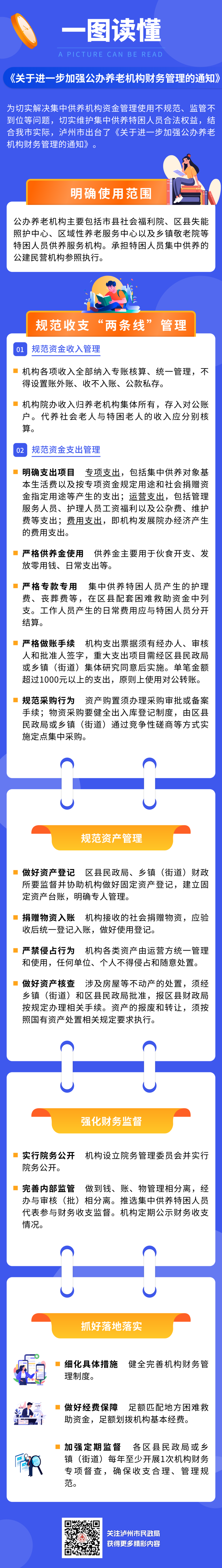 泸州市出台《关于进一步加强公办养老机构财务管理的通知》