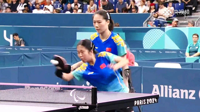 创造历史!泸县天兴女孩金芋成荣获巴黎残奥会乒乓球女双冠军!(图3) 3.jpg