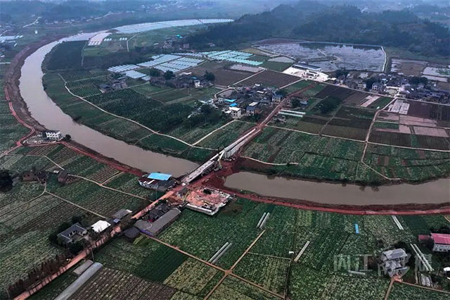 合龙！内江又一座跨河大桥即将通车——