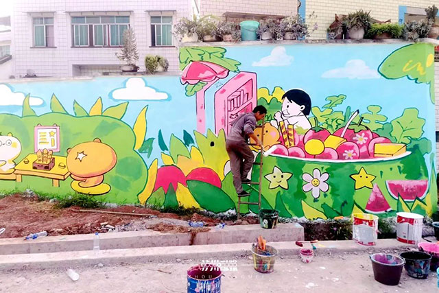 春节打卡,人少!泸州这里的墙绘“超出片”(图35) 36.jpg