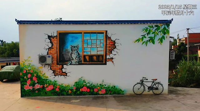 春节打卡,人少!泸州这里的墙绘“超出片”(图42) 43.jpg