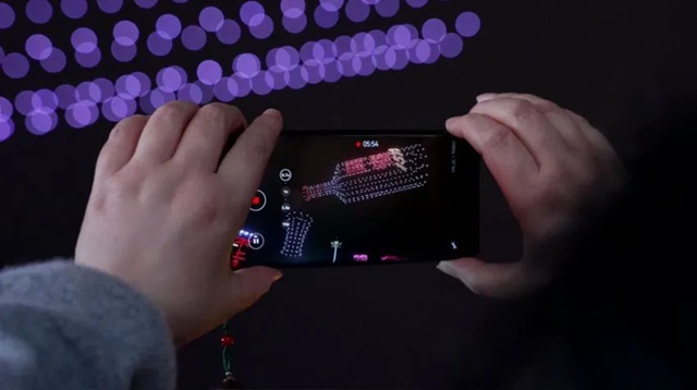 昨晚酒城上空的无人机表演,你看了吗?(图5) 5.jpg