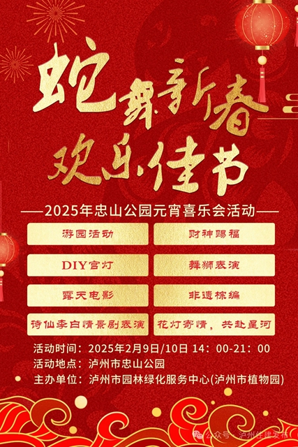 周末好去处!泸州忠山公园元宵喜乐会即将开园(图2) 2.jpg