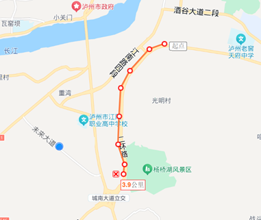 公告 | 泸州二环路启用2处区间测速设备