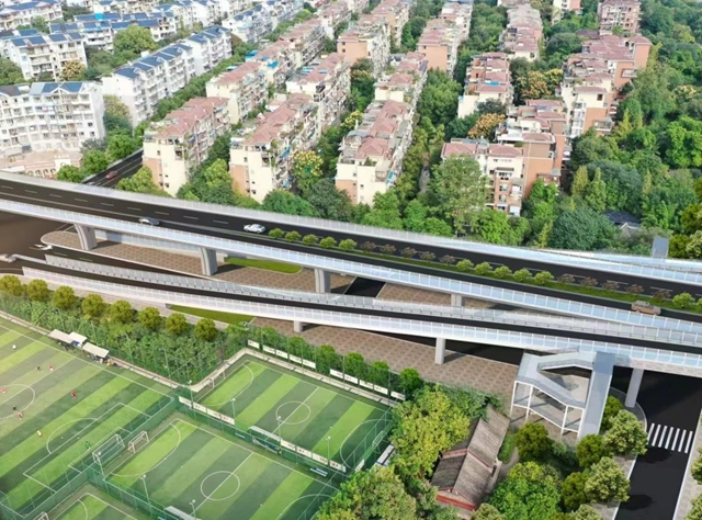 将新建隧道、人行地通……泸州龙透关沱江大桥连接线工程正式动工