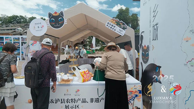 泸县“雨坛彩龙”打卡云南丽江,还 “圈”了不少粉儿!(图3) 3.jpg