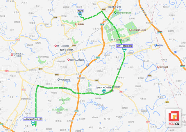 注意啦!自贡这7条线路允许低速功能型无人车进行示范应用活动→(图2) 2.jpg