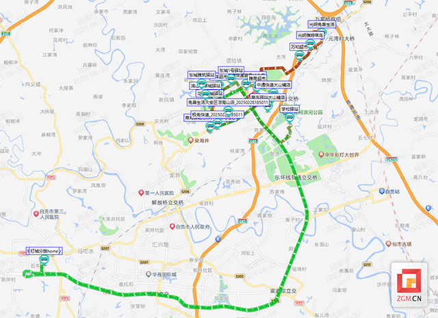 注意啦!自贡这7条线路允许低速功能型无人车进行示范应用活动→(图4) 4.jpg