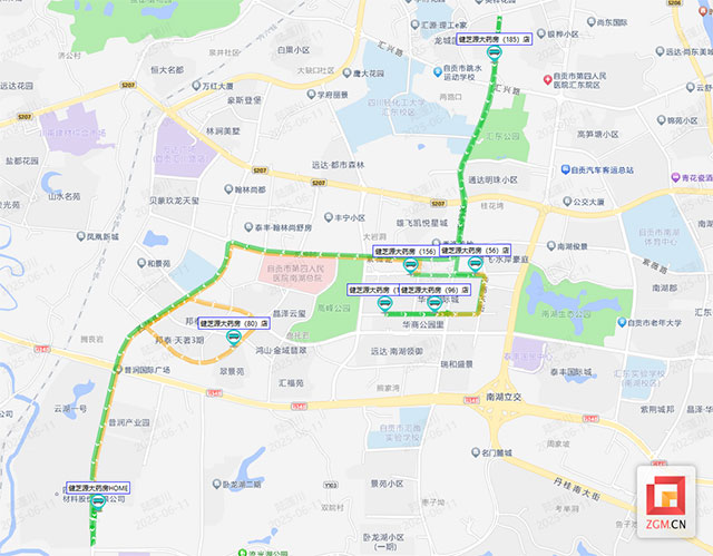 注意啦!自贡这7条线路允许低速功能型无人车进行示范应用活动→(图7) 7.jpg