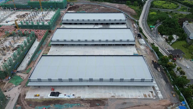 物流新地标加速成型，内江公路物流园专线物流仓圆满完工