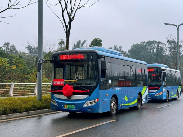 好消息！龙马潭区北滨路通公交车了！
