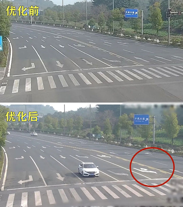 “开门治堵”,泸州主城区多个路口通行优化了(图1) 1.jpg