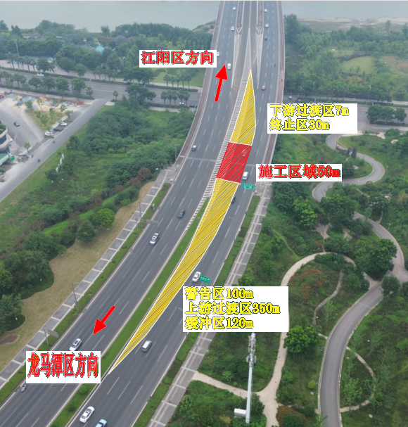 泸州二环路沱江六桥将分时段实施交通管制(图2) 环2.png