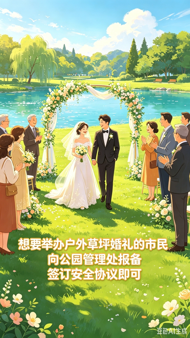 20对新人将在龙涧溪公园举办集体婚礼丨市民报备后也可举行户外草坪婚礼(图2) 婚2.jpg