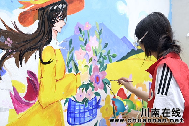 匠心绘美景 智创展风采|泸县建校信息墙绘融合创新设计大赛圆满落幕(图1) _DSC3087.jpg