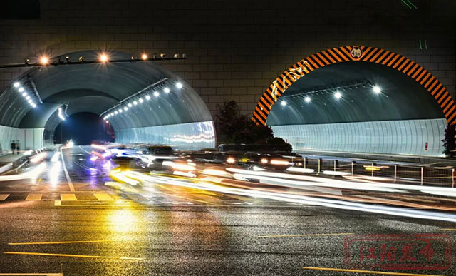 试通车!江阳区龙翔西路(二段)隧道一肩挑两片(图5) 5.jpg