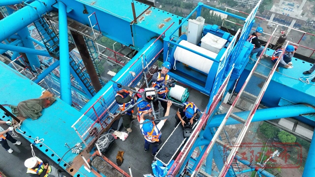 一索飞渡!泸州长江五桥建设迎来关键节点(图5) 5.jpg
