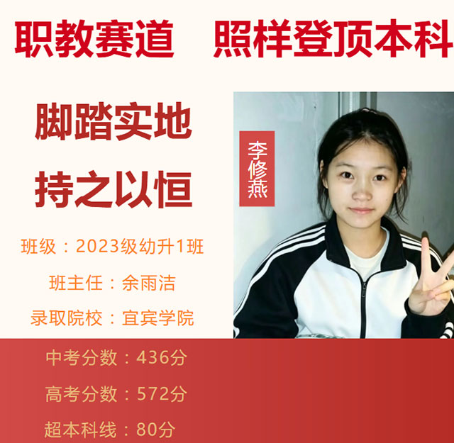 李修燕:从中考失利到超线 80 分,我在泸县建校叩开本科校门(图1) 1.jpg