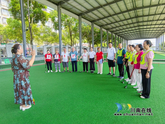 金秋颂师恩 挥杆乐夕阳|泸县老体协门球分会2026年教师节自助门球友谊赛圆满落幕(图3) 赛前动员1.jpg