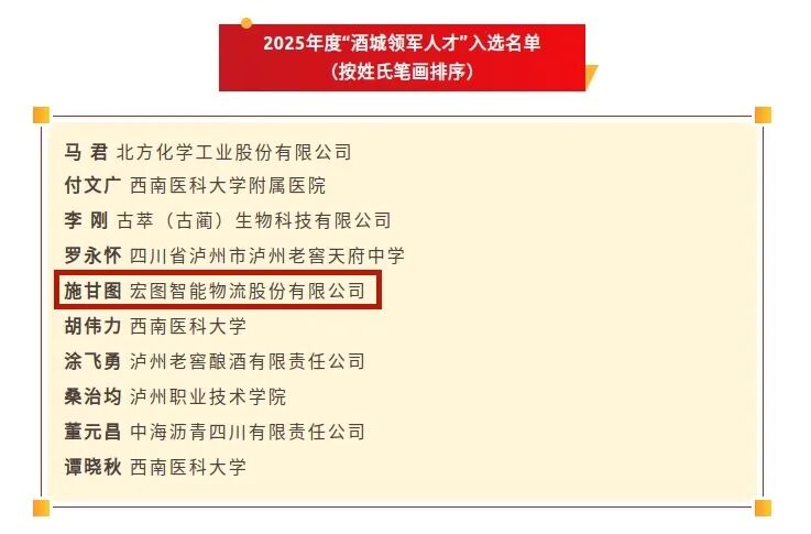 泸州市物流行业4名人才入选2025年度“酒城英才计划”(图1) 人1.jpg
