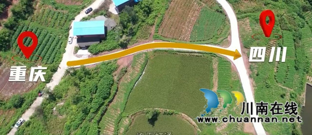 银发丹心映党徽 跨界融合建新功——记泸县立石镇、重庆永川区吉安镇“立吉老党员工作室”(图10) 川渝界公路.jpg