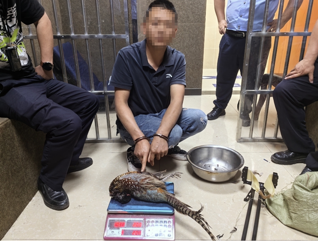 涉嫌非法狩猎!自贡舅甥两人被逮!(图4) 打4.jpg