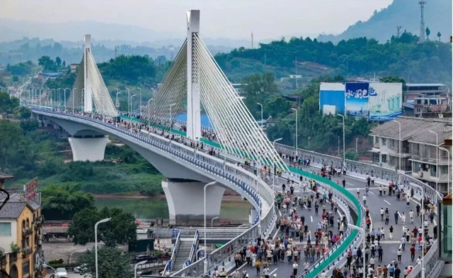 踩桥咯!泸州这座大桥,明日零时通车(图2) 2.jpg