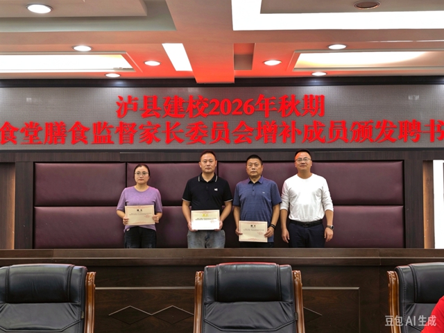 泸县建校召开 2026 年秋期食堂膳食监督家长委员会第一次会议(图2) 建校2.jpg