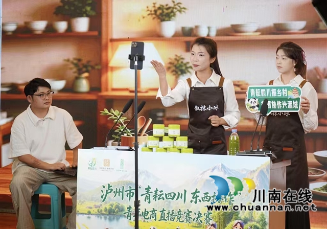 青耘四川振乡村 东西协作兴酒城|泸州市青年电商直播决赛在叙永举行(图2) 青2.jpg