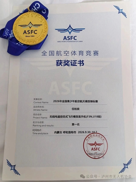 双喜临门!泸州学子斩获全国航模锦标赛双冠(图2) 人2.jpg