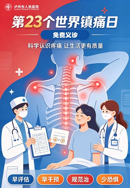 疼痛、失眠不用忍,泸州市人民医院疼痛科免费义诊,本周五天免挂号费!(图1) 医1.jpg