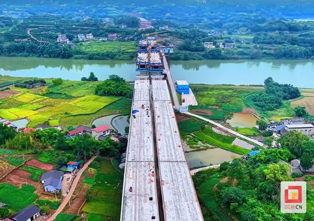 自贡1小时20分直达重庆主城!这条高速路建设加速推进→(图1) 1.jpg