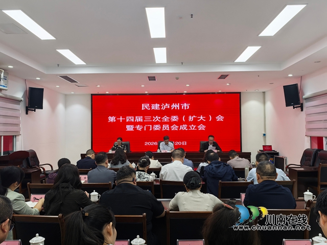 民建泸州市委会召开第十四届三次全委 (扩大)会暨专门委员会成立会(图1) 一.jpg
