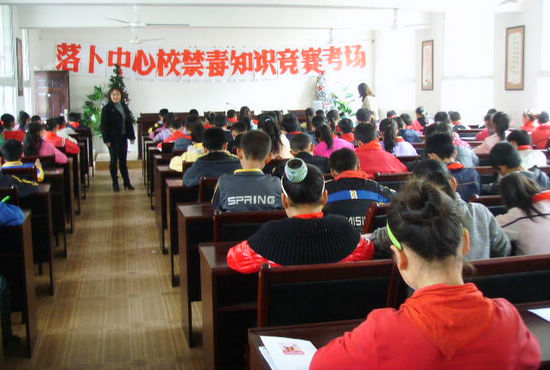 落卜镇中心小学开展禁毒宣传(图2)