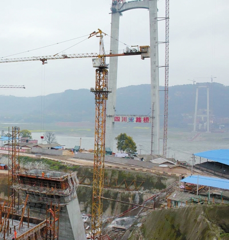 南溪长江大桥明年通车(图1) 南溪长江大桥明年通车(图1)