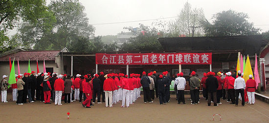 合江县财政局主办全县第二届老年门球联谊赛(图1)