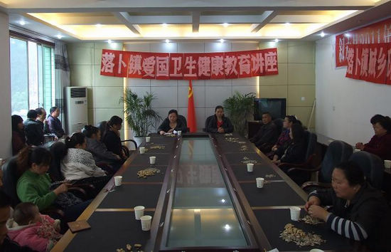 落卜镇：开展爱国卫生健康教育讲座