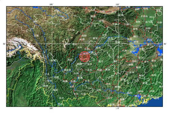 宜宾珙县兴文县交界20日凌晨发生3.8级地震(图1)