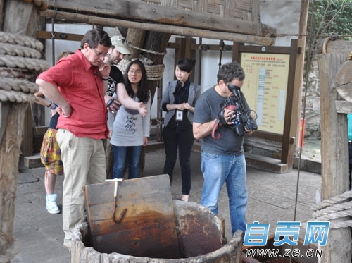 俄罗斯国家电视台抵达自贡市拍摄宣传片