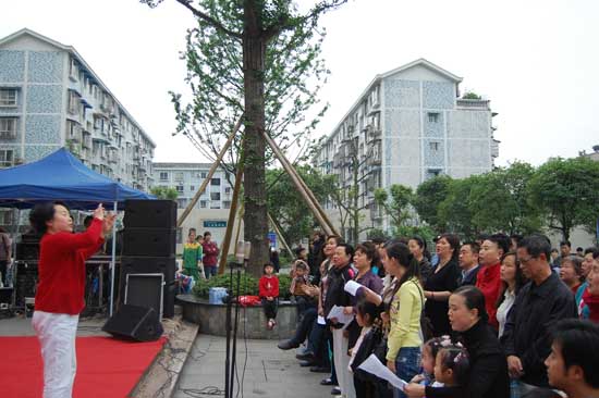 泸医中医院、天立社区激情共唱和谐曲(图11)