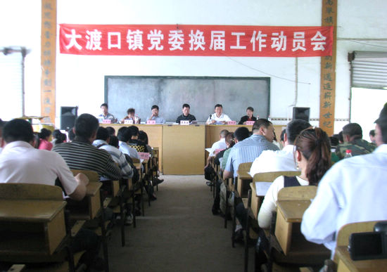 大渡口镇：乡镇党委换届工作有序推进