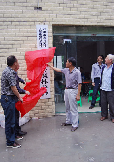 红星街道枫林小区老年协会活动中心成立(图1)