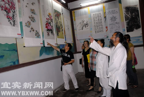 宜宾五大宗教举行书画展庆建党90周年(图3)