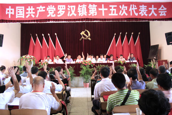 罗汉镇第十五次党代会圆满落幕(图1) 罗汉镇第十五次党代会圆满落幕(图1)