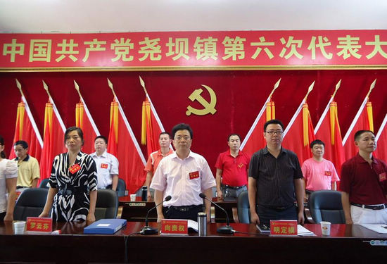 尧坝镇第六次党代会召开&nbsp;向贵权当选镇委员会书记(图1)