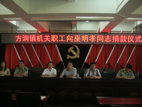 方洞镇:病魔无情，人间有爱(图1)