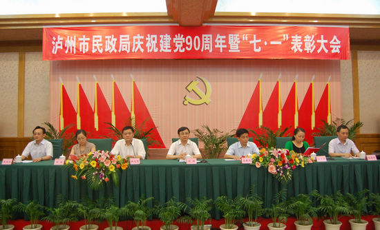 泸州市民政局召开庆祝建党90周年暨七一表彰大会(图2)